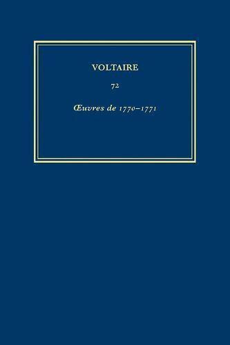 Voltaire, Jean Dagen, Robert Granderoute, et al. - Œuvres complètes de Voltaire (Complete Works of Voltaire) 72, Inbunden