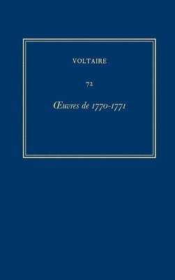 bokomslag uvres compltes de Voltaire (Complete Works of Voltaire) 72