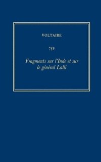bokomslag uvres compltes de Voltaire (Complete Works of Voltaire) 75B