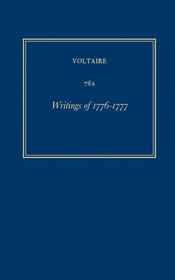 uvres compltes de Voltaire (Complete Works of Voltaire) 78A 1
