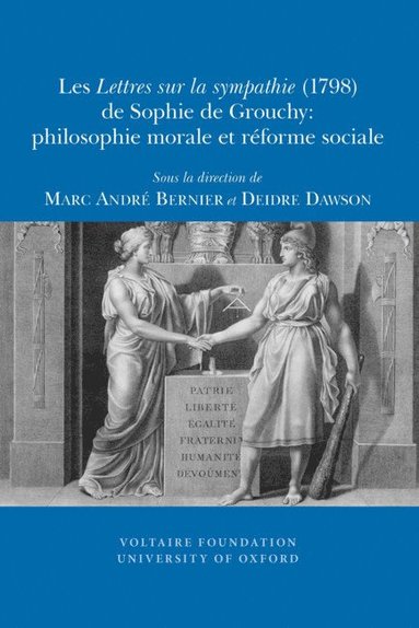 bokomslag Les Lettres sur la sympathie (1798) de Sophie de Grouchy, marquise de Condorcet