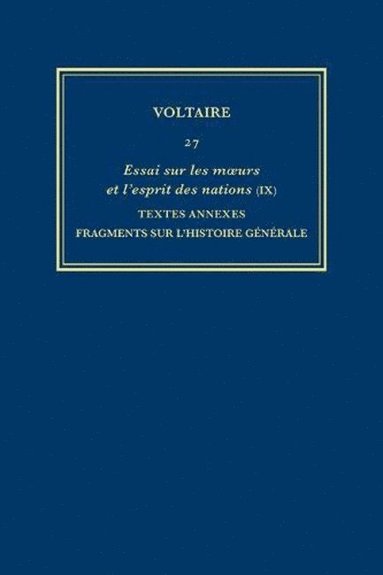 bokomslag Complete Works of Voltaire 27