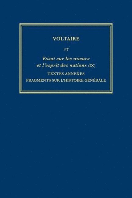 Complete Works of Voltaire 27 1