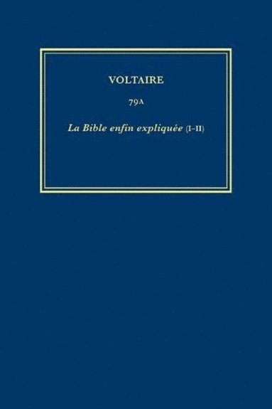 bokomslag Complete Works of Voltaire 79A (I-II)