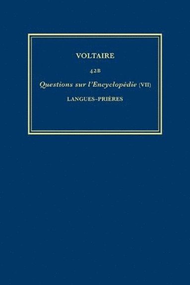 bokomslag Complete Works of Voltaire 42B