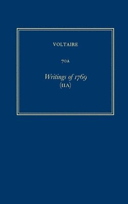 bokomslag ?uvres complètes de Voltaire (Complete Works of Voltaire) 70A