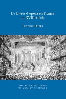 bokomslag Le Livret d'opra en France au XVIIIe sicle