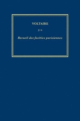 uvres compltes de Voltaire (Complete Works of Voltaire) 51A 1