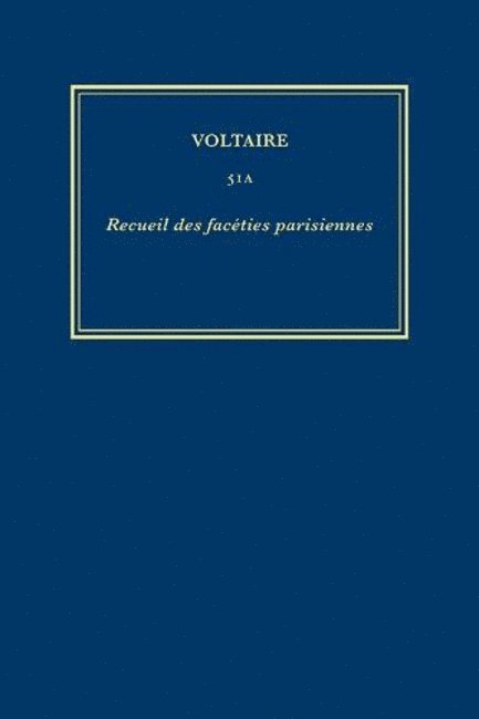 Œuvres complètes de Voltaire (Complete Works of Voltaire) 51A