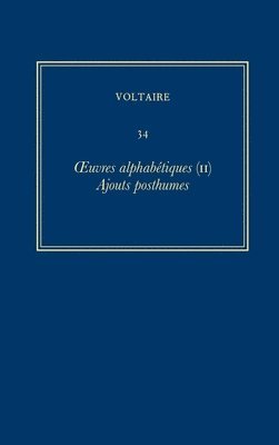 uvres compltes de Voltaire (Complete Works of Voltaire) 34 1