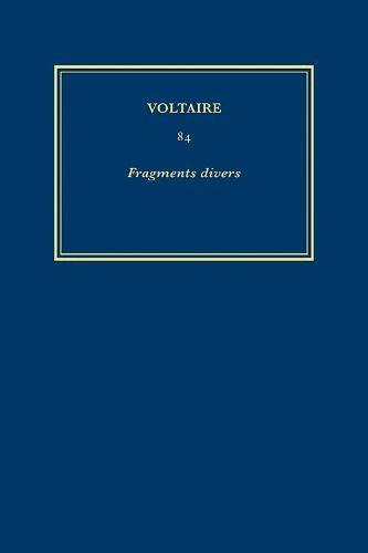 Voltaire, Gillian Pink, John Renwick, et al. - Œuvres complètes de Voltaire (Complete Works of Voltaire) 84, Inbunden