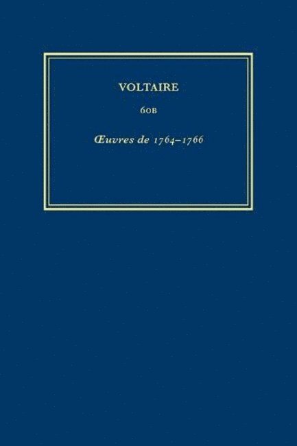 Œuvres complètes de Voltaire (Complete Works of Voltaire) 60B