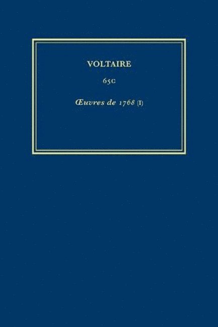 Œuvres complètes de Voltaire (Complete Works of Voltaire) 65C