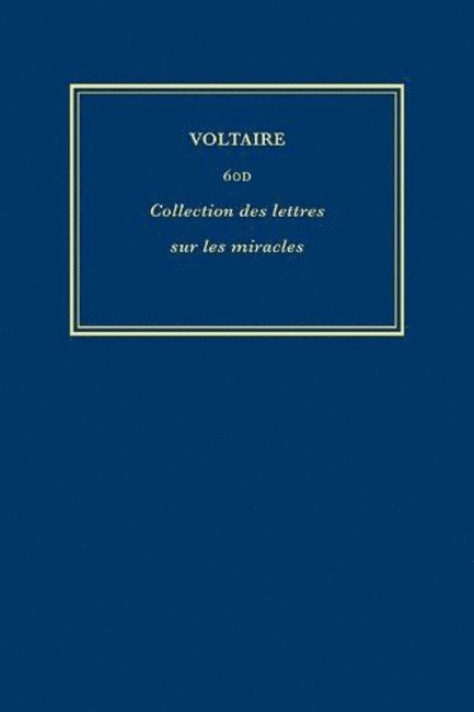 Œuvres complètes de Voltaire (Complete Works of Voltaire) 60D