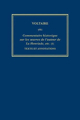 Voltaire, Nicholas Cronk, et al. - Œuvres complètes de Voltaire (Complete Works of Voltaire) 78C, Inbunden