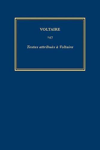 Voltaire, John Renwick, et al. - Œuvres complètes de Voltaire (Complete Works of Voltaire) 147, Inbunden