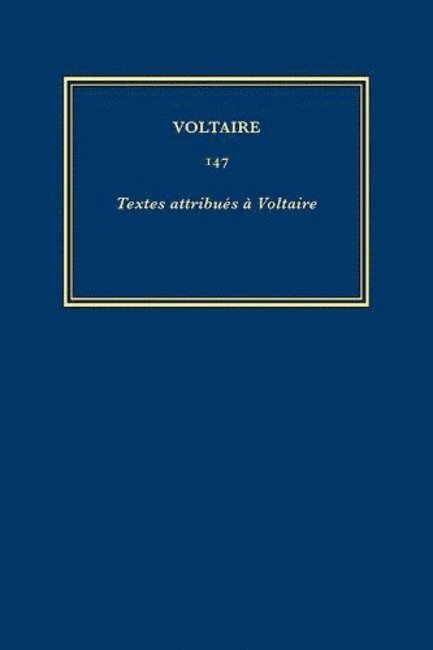 uvres compltes de Voltaire (Complete Works of Voltaire) 147 1