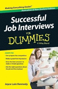 bokomslag Successful Job Interviews For Dummies - Australia / NZ
