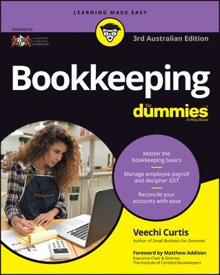 Veechi Curtis - Bookkeeping For Dummies - Australia, Häftad