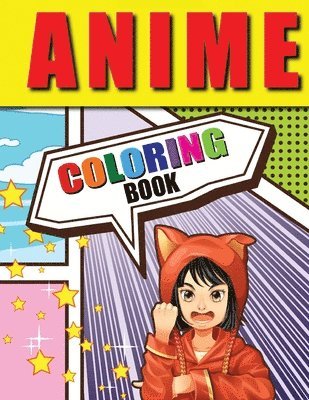 Manga Coloring Book for Teens 1