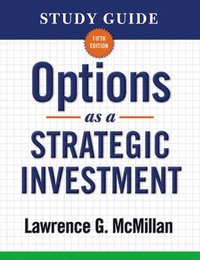 bokomslag Study Guide for Options as a Strategic Investment 5th Edition