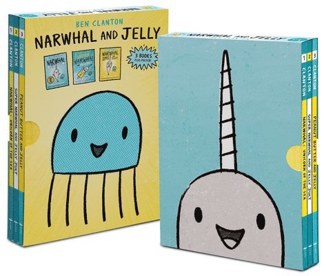 Narwhal and Jelly Box Set (Paperback Books 1, 2, 3, and Poster) 1