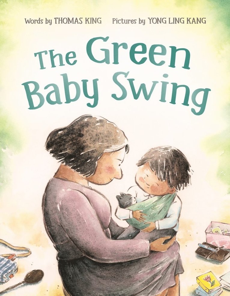 Green Baby Swing 1