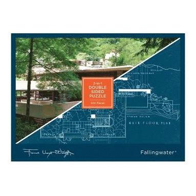 bokomslag Frank Lloyd Wright Fallingwater 2-Sided 500 Piece Puzzle