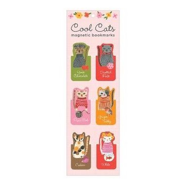 bokomslag Cool Cats Magnetic Bookmarks