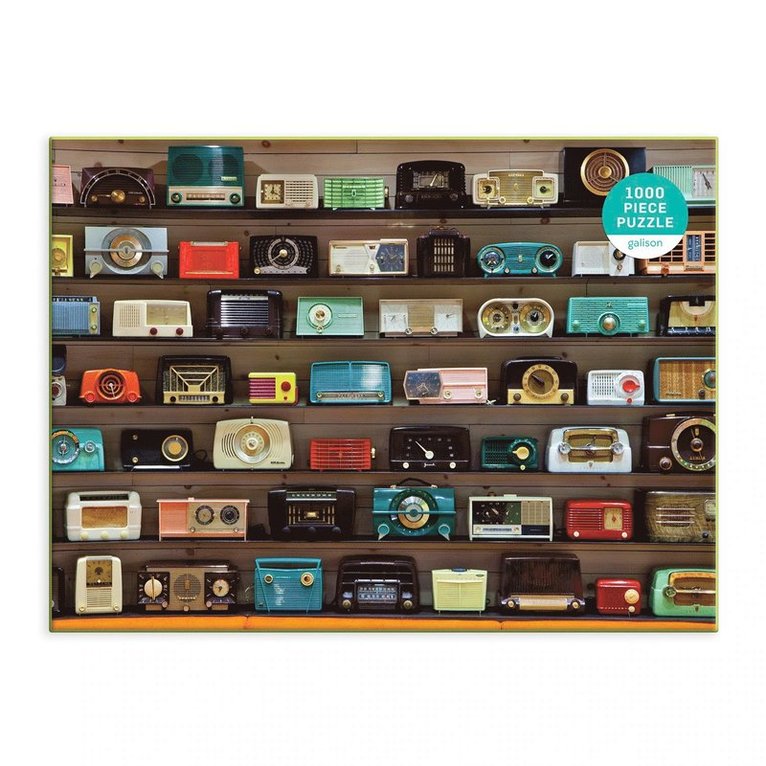 Pussel 1000 bitar Vintage radios, Pussel