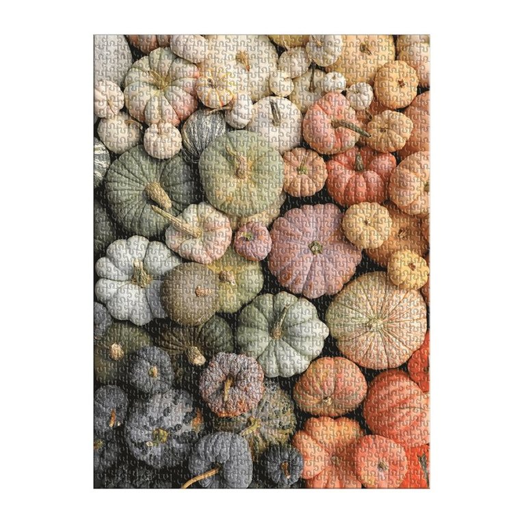 Galison - Pussel 1000 bitar Heirloom Pumpkins in Square Box, Pussel
