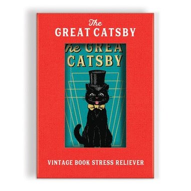 bokomslag Great Catsby Vintage Book Stress Reliever