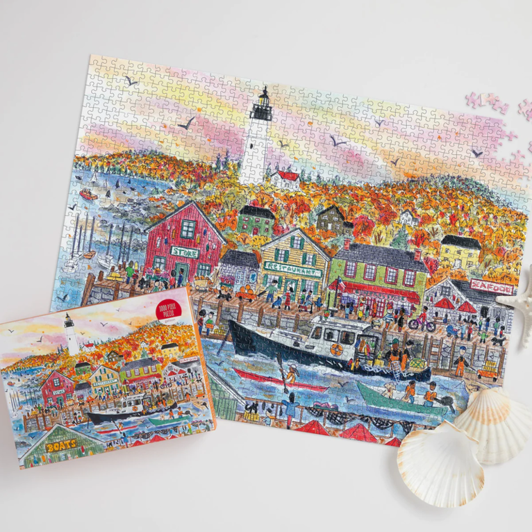 Pussel 1000 bitar - Michael Storrings : Autumn By the Sea, Övrigt