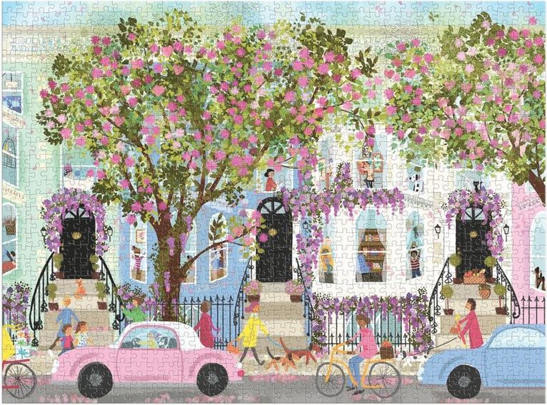 Pussel 1000 bitar Spring terrace puzzle, Övrigt