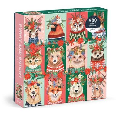 bokomslag Furry and Bright 500 Piece Puzzle