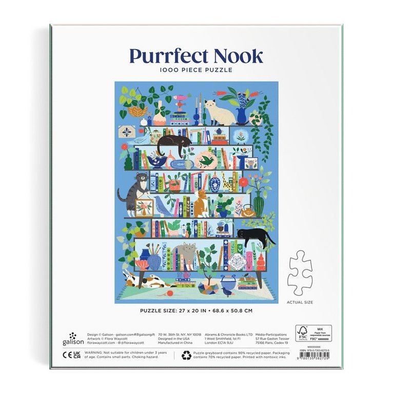 Pussel 1000 bitar - Purrfect Nook, Övrigt