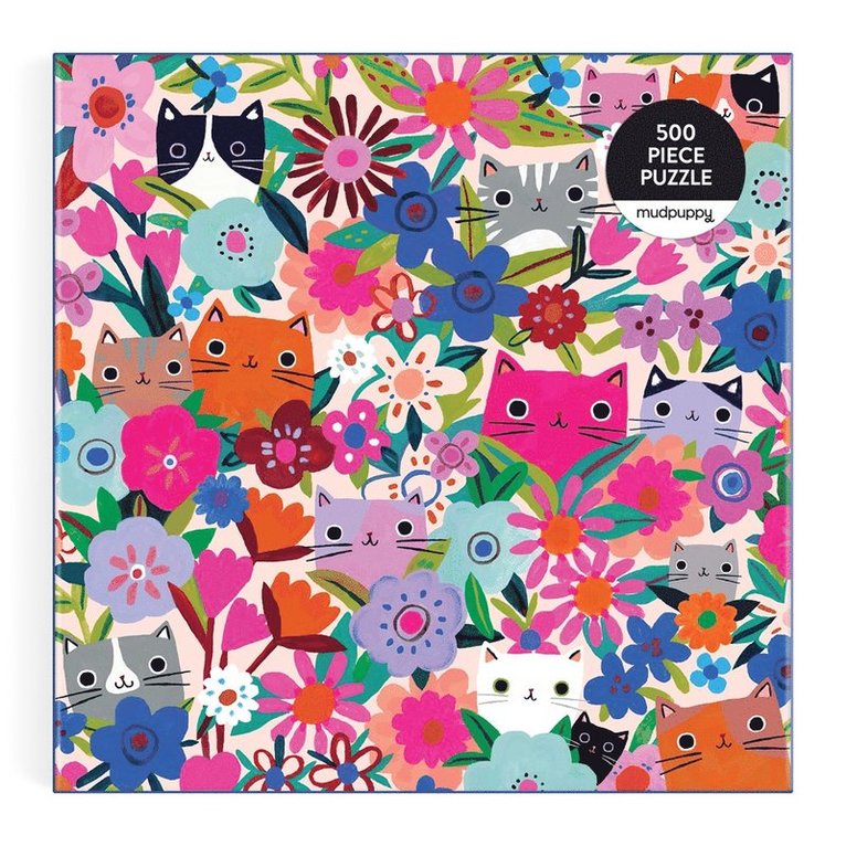 Pussel 500 bitar Blooming Cats, Övrigt