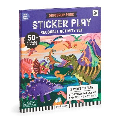Mudpuppy - Dinosaur Park Sticker Play Reusable Activity Set, Häftad