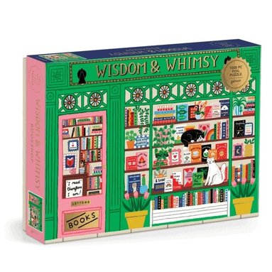 Pussel 1000 bitar Folierad - Wisdom & Whimsy Bookshop, Övrigt