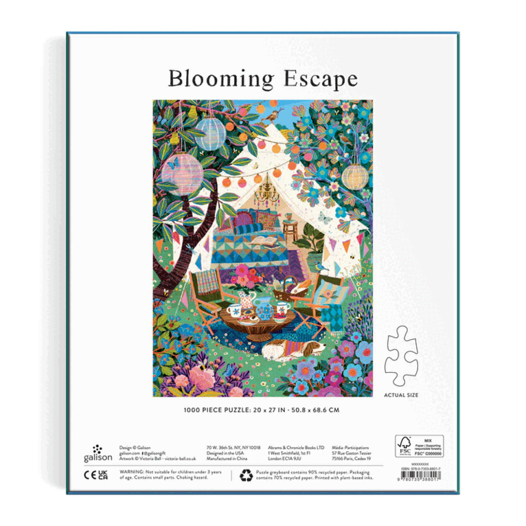 Pussel 1000 bitar - Blooming Escape, Övrigt