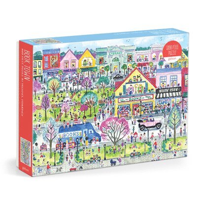 Pussel 1000 bitar - Book Town, Michael Storring, Övrigt