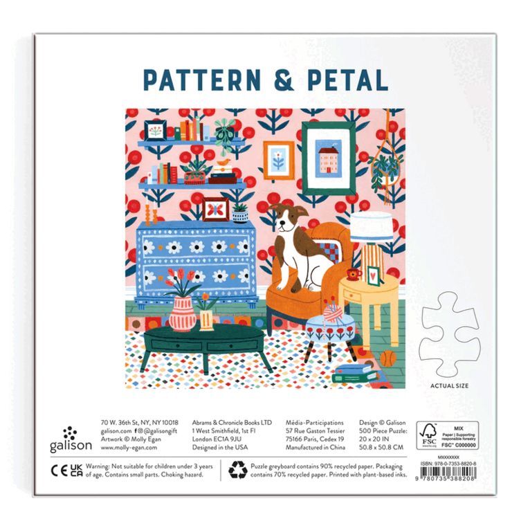 Pussel 500 bitar - Pattern & Petal, Övrigt
