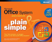 Jerry Joyce, Marianne Moon - Microsoft Office System Plain & Simple -- 2003 Edition, Häftad