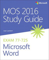 bokomslag MOS 2016 Study Guide for Microsoft Word
