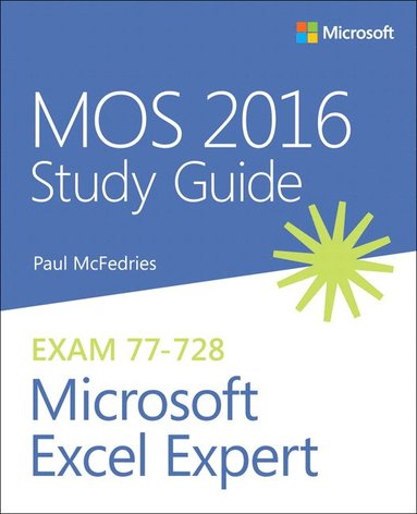 bokomslag MOS 2016 Study Guide for Microsoft Excel Expert