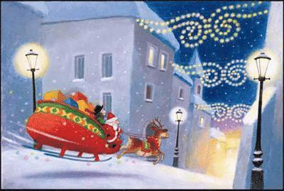 Ulises Wensell - Santa's on His Way Advent Calendar, Häftad