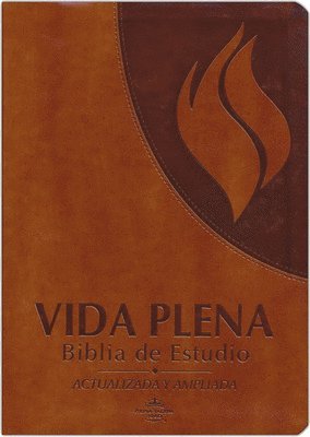 Rvr 1960 Vida Plena Biblia de Estudio Imitación Marrón Con Índice / Fire Bible B Rown Imitation Leather with Index 1