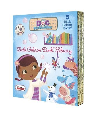 bokomslag Doc McStuffins Little Golden Book Library (Disney Junior: Doc McStuffins): As Big as a Whale; Snowman Surprise; Bubble-Rific!; Boomer Gets His Bounce