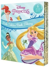 bokomslag Disney Princess Little Golden Book Library -- 6 Little Golden Books: Tangled; Brave; The Princess and the Frog; The Little Mermaid; Beauty and the Bea