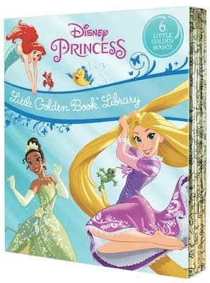 bokomslag Disney Princess Little Golden Book Library -- 6 Little Golden Books: Tangled; Brave; The Princess and the Frog; The Little Mermaid; Beauty and the Bea